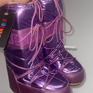 Moon Boot Women's Purple Snow Boots
